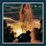 Schiebeling - Sunset am Tritonenbrunnen