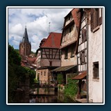 Alfred Schneider - Altstadt Idylle an der Lauter Wissembourg