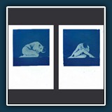 Ralf Schmitt Cyanotypien Skulpturaler Akt 3