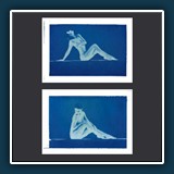 Ralf Schmitt Cyanotypien Skulpturaler Akt 4